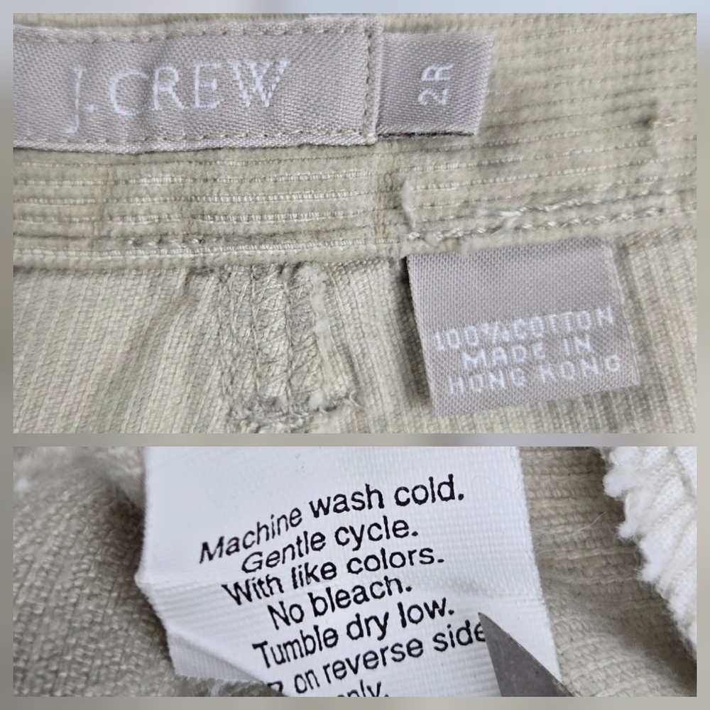 J.Crew High-Rise Corduroy Pants Cotton Pockets - Picture 9 of 13